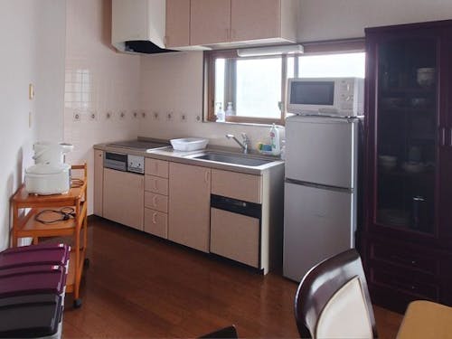 宿泊先 蓮ケ浦荘別館キッチン