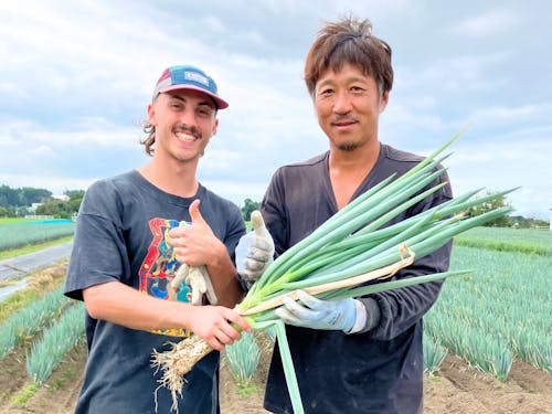黒部市のネギ農家