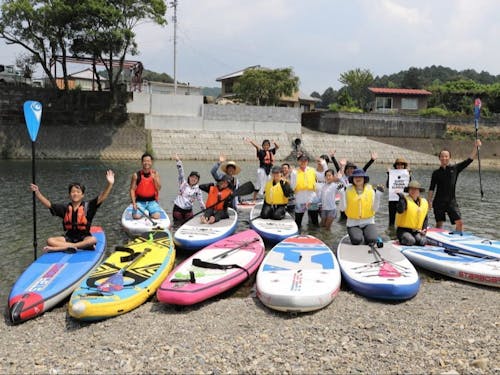 移住者交流会「松田川でのSUP体験」