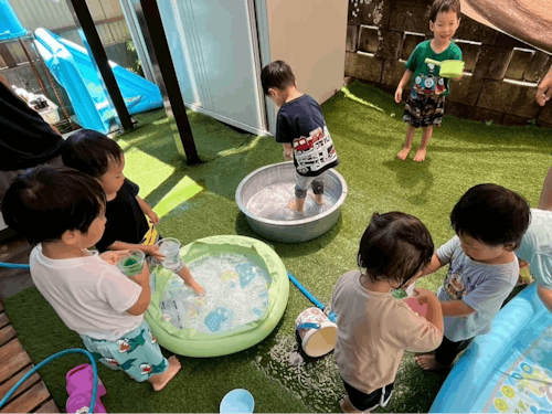 見学する園の様子