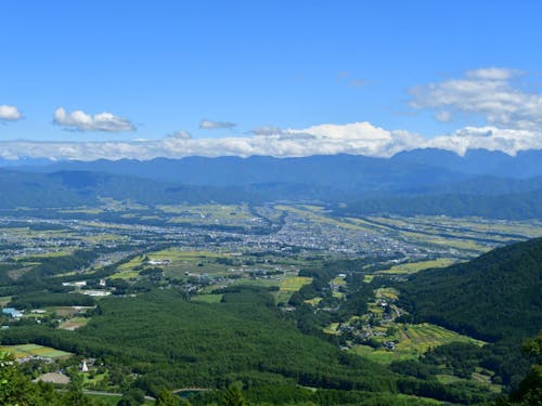 二つのアルプスがつくる扇状地と段丘の風景が美しい伊那谷