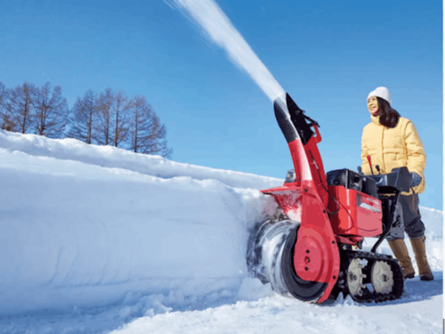 除雪作業イメージ 画像タイプの除雪機を使用します 誰でも操作可能です!