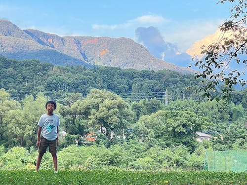 山のある暮らしを家族と共に。