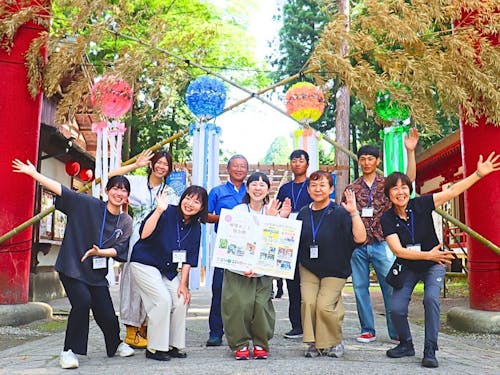 地域イベントに出展：集合写真