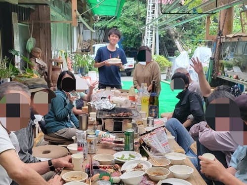 地域の方が開いてくれた誕生日会。まさかこんなサプライズが…嬉しかったです笑