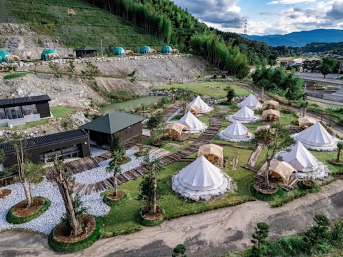 会場の杷木松末アウトドアヴィレッジ