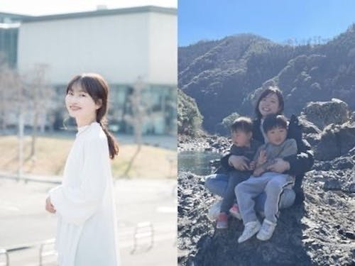 左_おかちゃん、右_もゆ