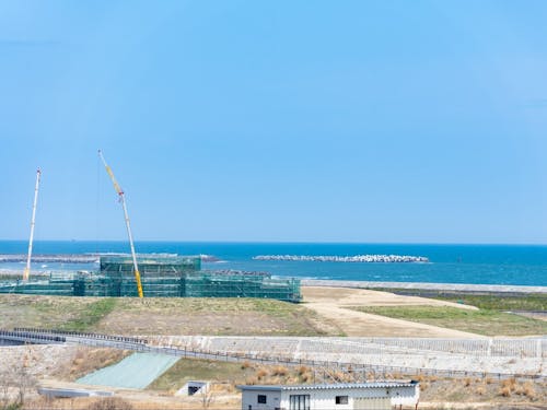 建設中の福島県復興祈念公園です。2015年度中の完成を目指し工事が進んでいます