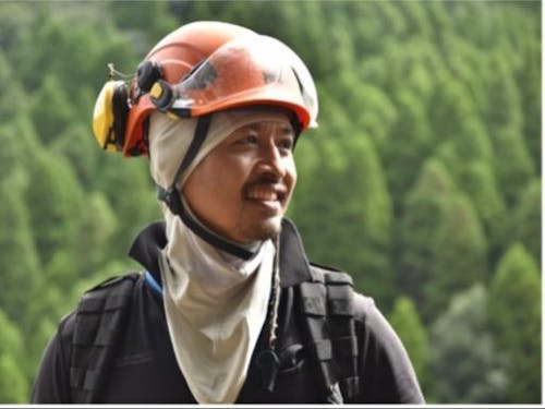 地域おこし協力隊(林業)として活躍している松山さん