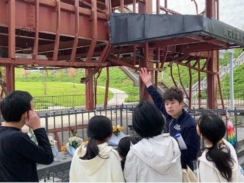 震災経験者による防災語り部