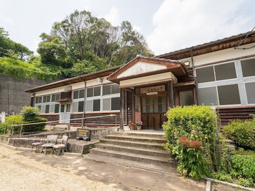 廃校跡でノスタルジーに触れてみたり。