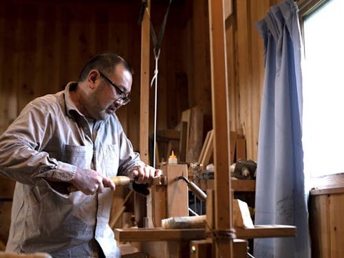 グリーンウッドワークの体験ができます!