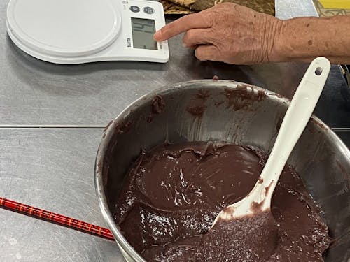 丁稚羊羹製作の様子