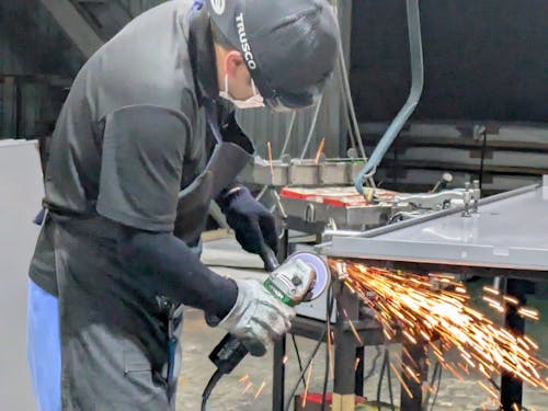 溶接作業の見学・体験