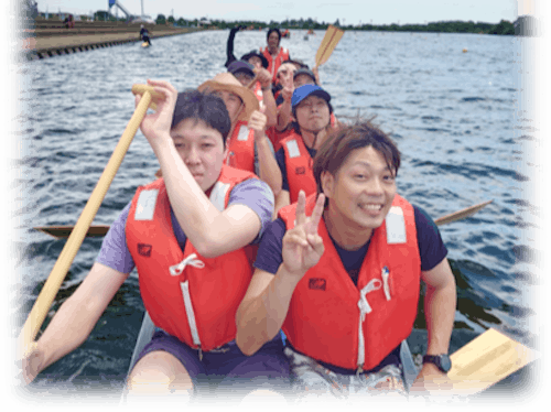 ケイテック株式会社宮城テクノロジーセンターのみなさま（ドラゴンカヌー大会参加時）