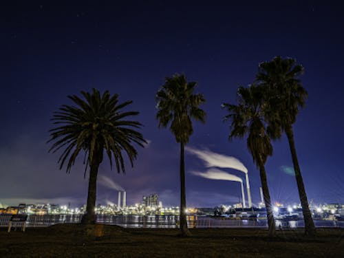 周南市　工場夜景