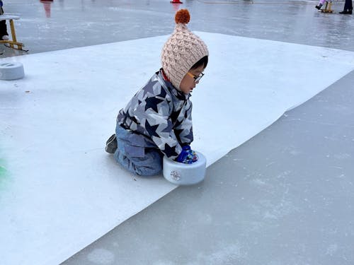川俣町ならではの田んぼスケートリンク