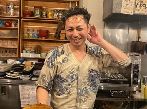 オーナー兼料理長 仁さん