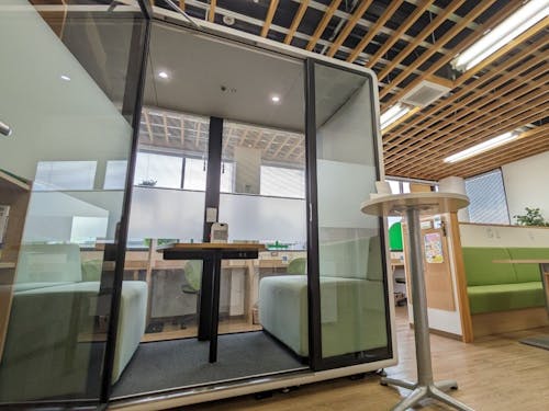 防音設備もあってミーティングもできる