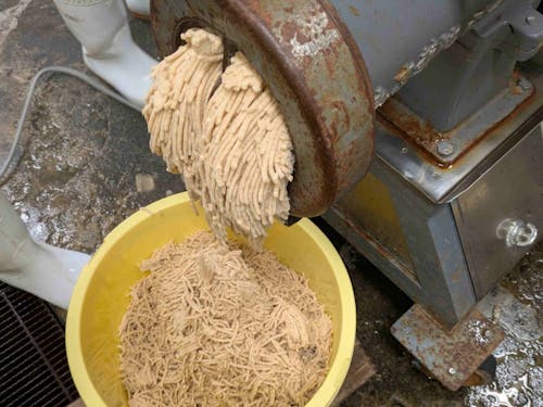 地元の方に教わりながら味噌を作りましょう