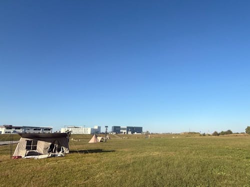 仕事帰りにキャンプを楽しむことができます。