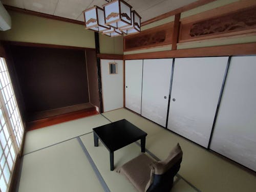 宿泊する部屋の様子