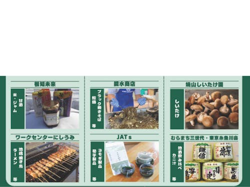 珍しい地質から生み出される様々な食材をお楽しみください！