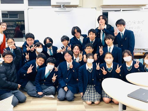 公営塾授業「夢ラボ」の様子