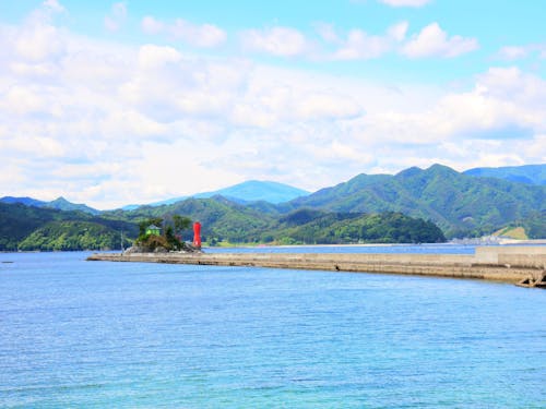 ひょっこりひょうたん島のモデルとなった蓬莱島。町の観光スポットです◎