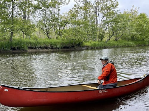 北海道でカヌーを使ったアウトドアガイドをしていた頃(提供:小林茂雄)