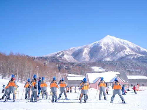 磐梯町の雪景色。