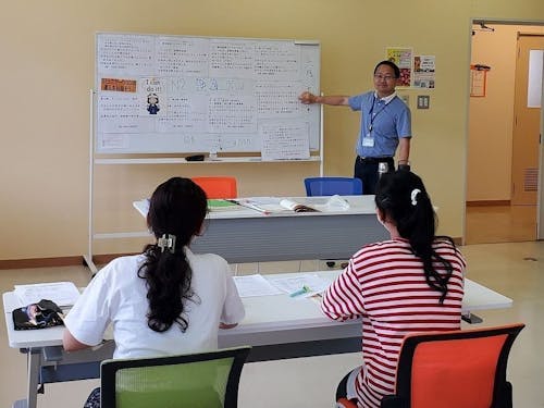 やりがいのある授業風景(おもいのまま、自由な裁量で授業ができます!)