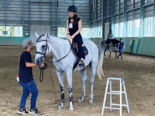 南相馬市:馬のふれあい体験(過去のツアーで体験した際の様子)