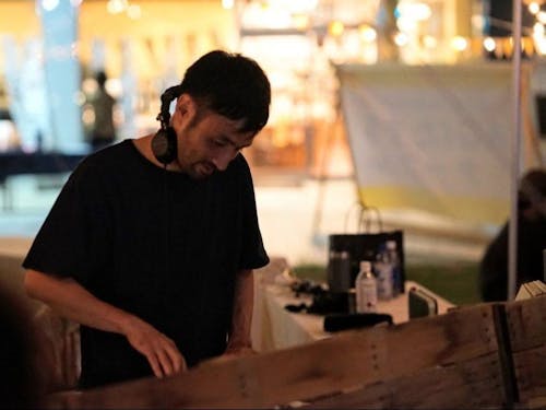 協力隊時代の活動の様子(イベント会場にて)