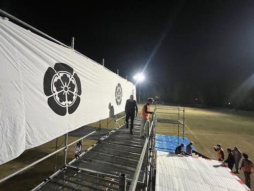 地域イベント準備の様子