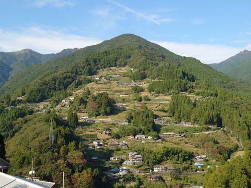 “桃源郷祖谷の山里”。重伝建に指定されている落合集落に8棟の古民家宿を運営。