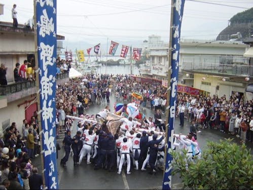 島野浦神社秋季大祭は「島の宝100景」に選出