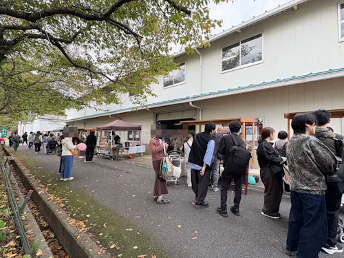 たくさんの来場者でにぎわっていました！