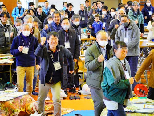 昨年度のようす。地域づくりに関わるあらゆる人が一堂に会します