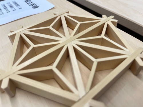 願いが込められた組子細工