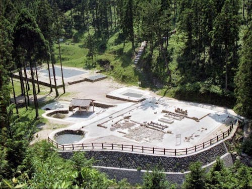 福栄(紫福)地域にある世界遺産「大板山たたら製鉄遺跡」