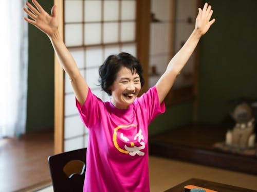 笑いヨガの活動も広げていきたいと話す近森さん