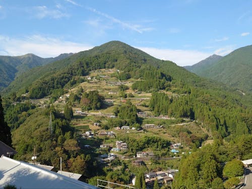 “桃源郷祖谷の山里”。重伝建に指定されている落合集落に8棟の古民家宿を運営。