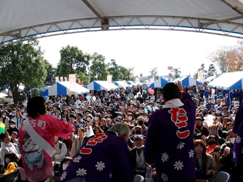 年に一度開催される産業まつり「いきいきフェスタ」の様子