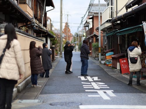 カメラ講座後に街中で撮影練習