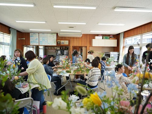移住者交流会の様子