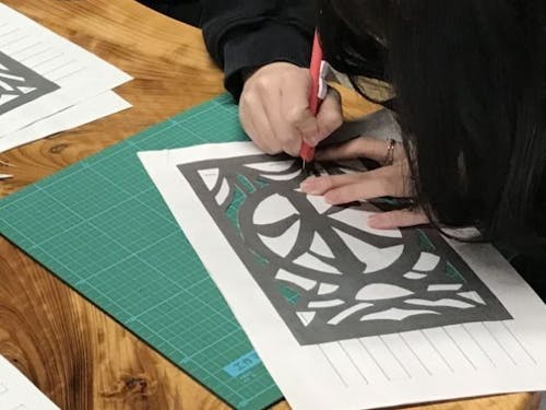 農村民泊時の体験活動の様子