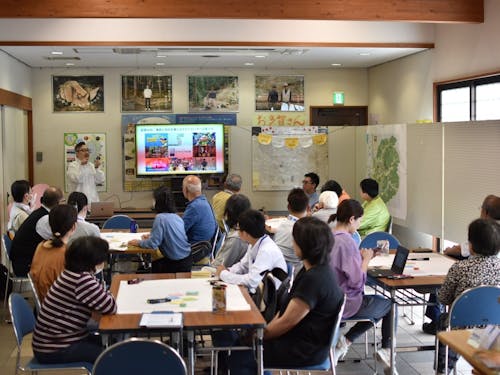 ワークショップでまちの自慢大会をしました