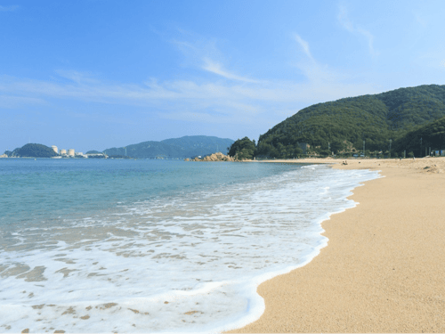 海がとてもきれいなんです