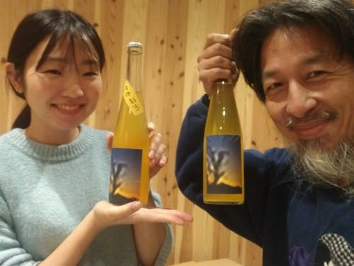 説明会参加者の中から抽選で、海士町産みかんを使ったみかんシードルをプレゼント！